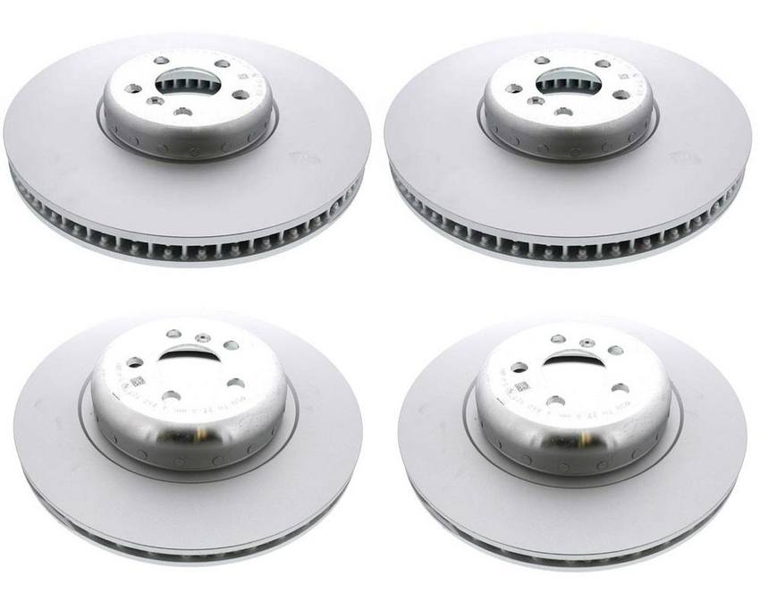 BMW Disc Brake Rotor Kit Front and Rear 374mm/370mm Genuine BMW